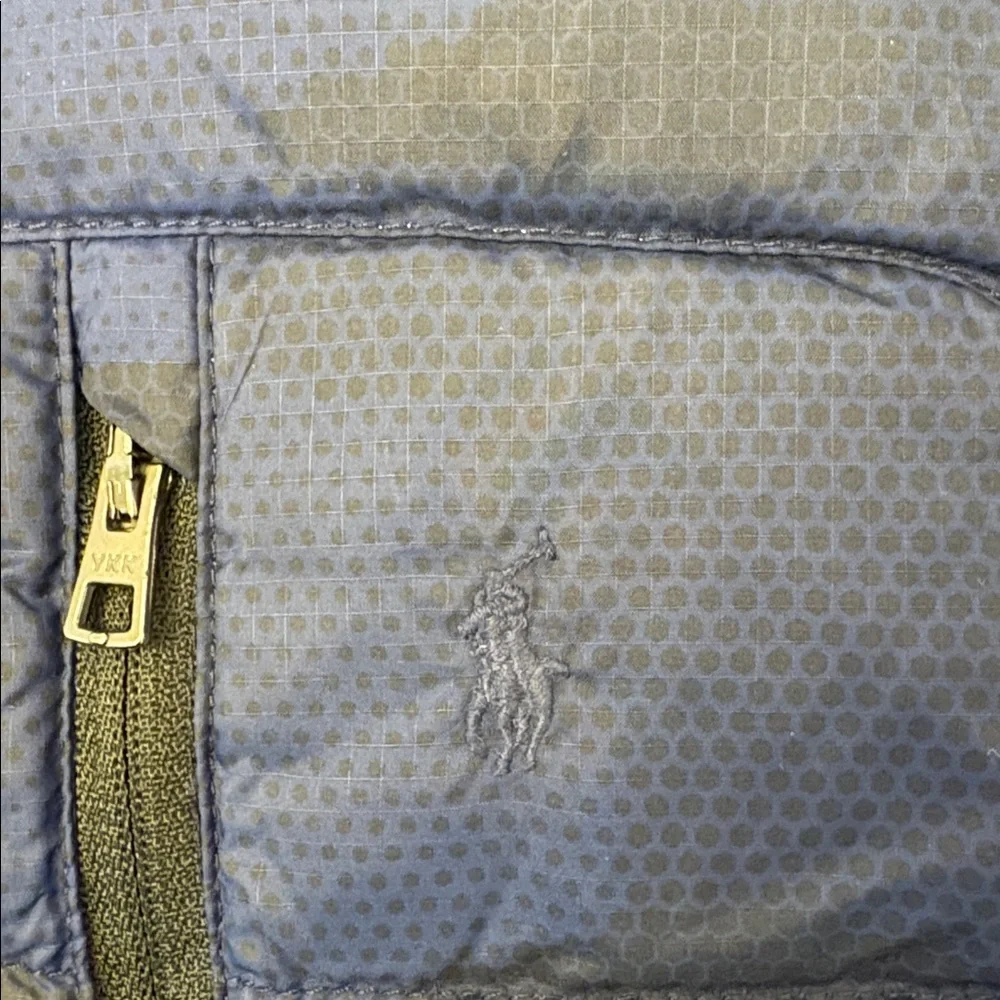 Perfect for Fall! Polo Ralph Lauren Kids Camouflage NavyPuffer Vest - reversible
